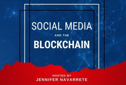 Social Media and the Blockchain graphic image Wordpress Featured Image